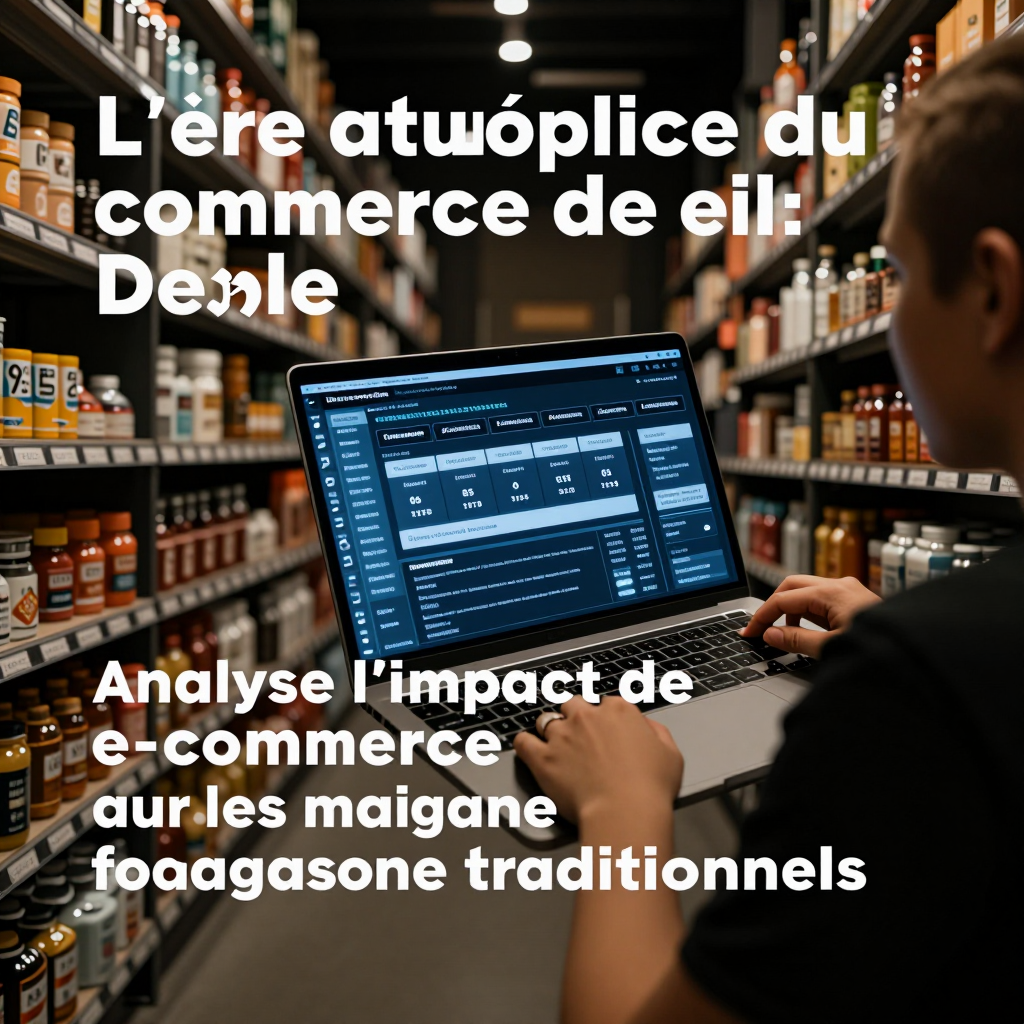 L&rsquo;ère numérique du commerce de détail : analyse de l&rsquo;impact du e-commerce sur les magasins traditionnels
